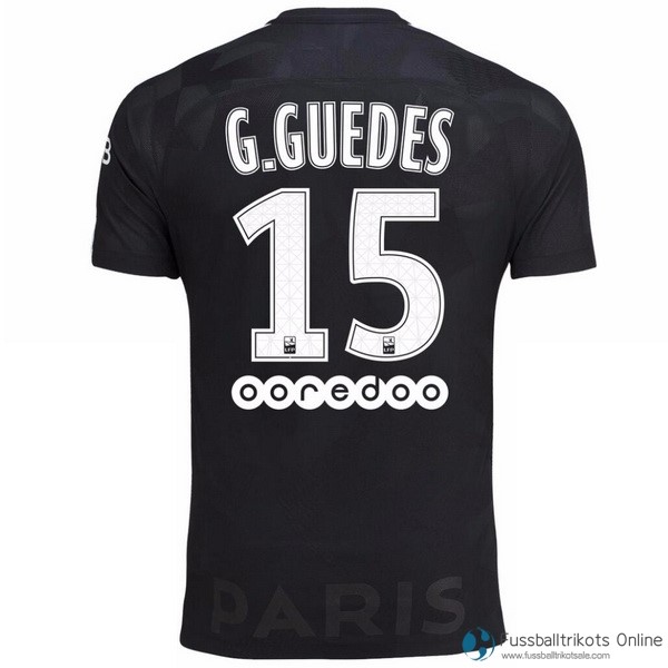 Paris Saint Germain Trikot Ausweich G.Guedes 2017-18 Fussballtrikots Günstig